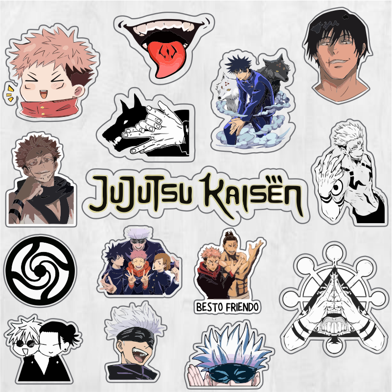 ADESIVI JUJUTSU KAISEN