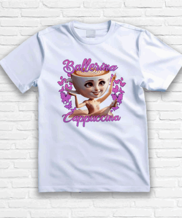 T-Shirt Ballerina Cappuccina